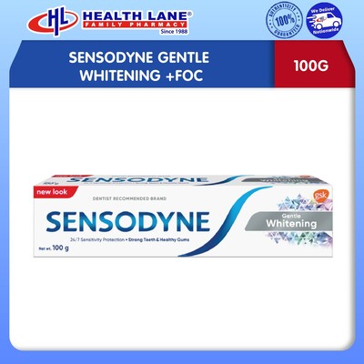 SENSODYNE GENTLE PEMUTIH 100G+FOC